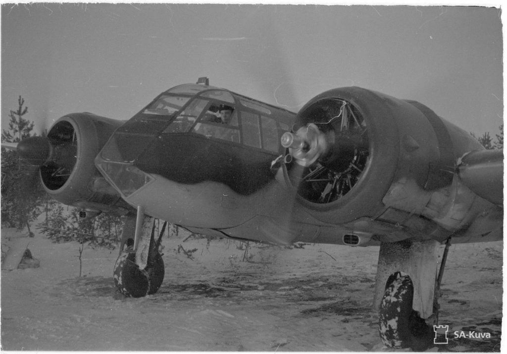 Finnish Bristol Blenheim Mk.I of LeLv42 at Joensuu15th Dec 1941