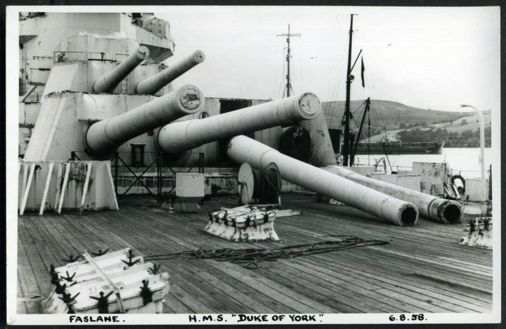 HMS Duke of York being scrapped at Faslane