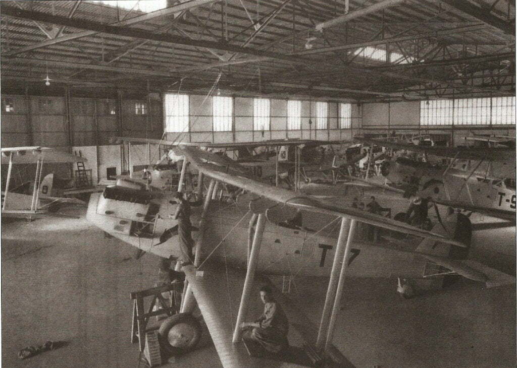 Vickers 245 Vildebeest under construction for the Spanish Navy