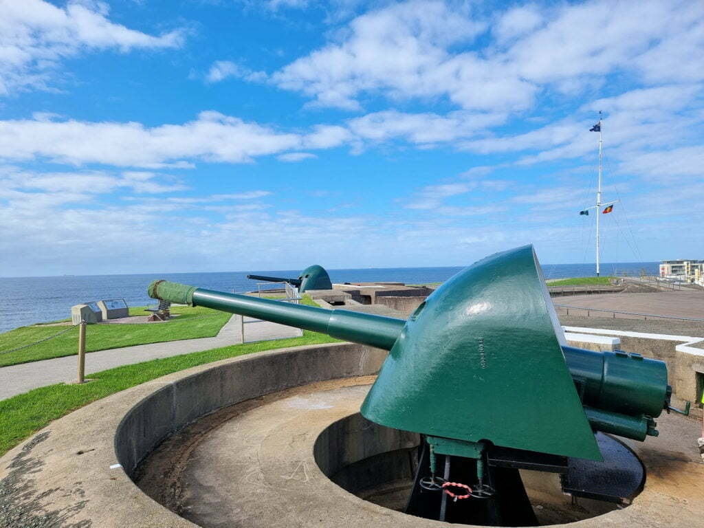 6-inch Nark VII guns Fort Scratchley