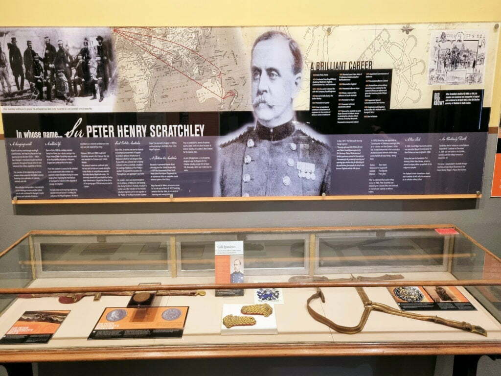 Display of Sir Peter Scratchley