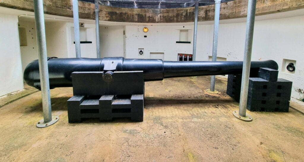 8 Inch breach loading gun