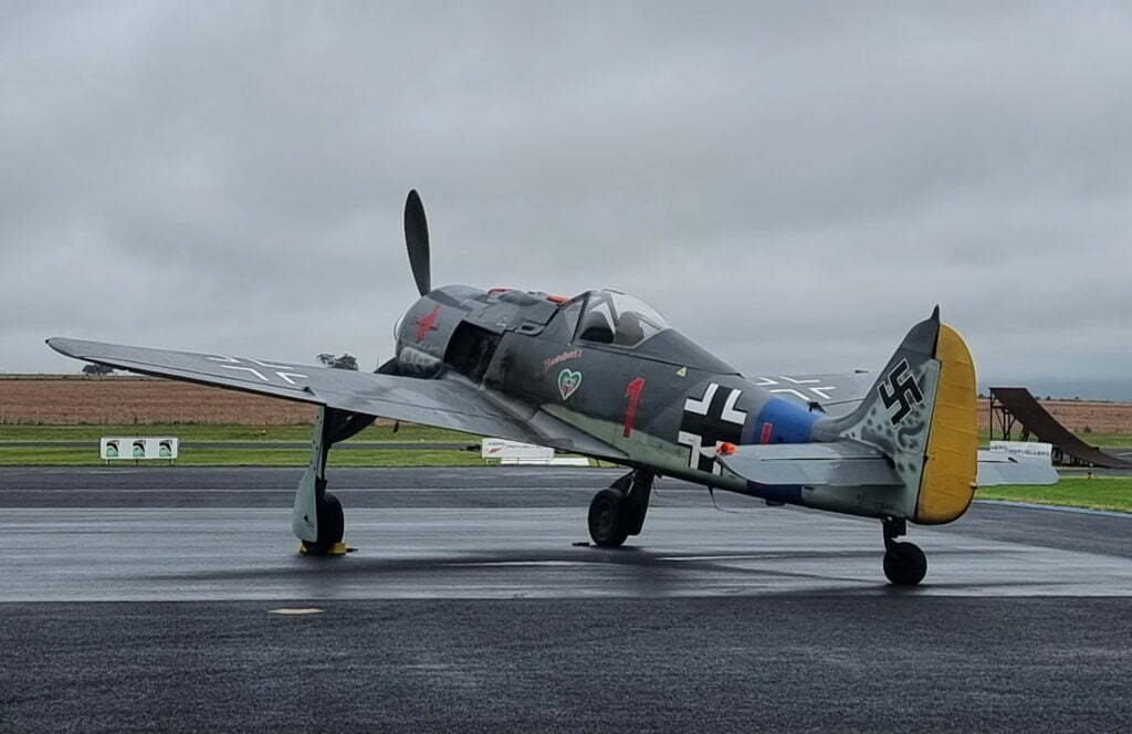 Focke-Wulf FW190A-8 at Warbirds Over Scone March 2022