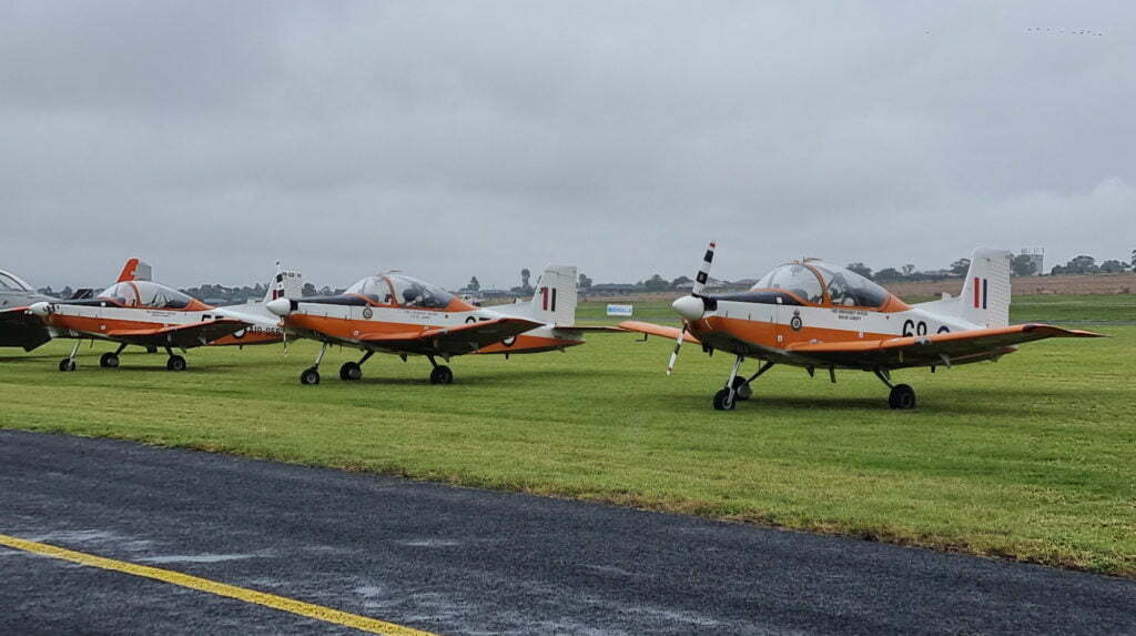 CT-4A Airtrainers A19-055, A19-037 and A19-068