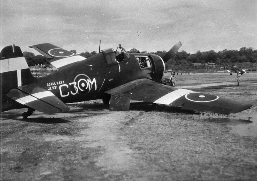 Grumman Hellcat MkII C3M JZ931 of 800NAS from HMS Emperor 1945