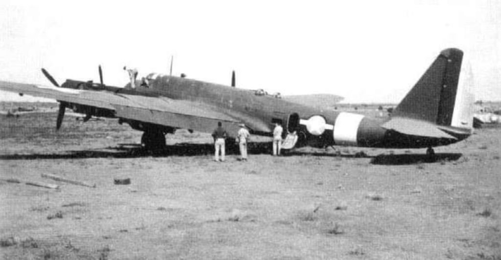 Piaggio P.108B captured by US forces at Grottaglie ,South Italy. 1943