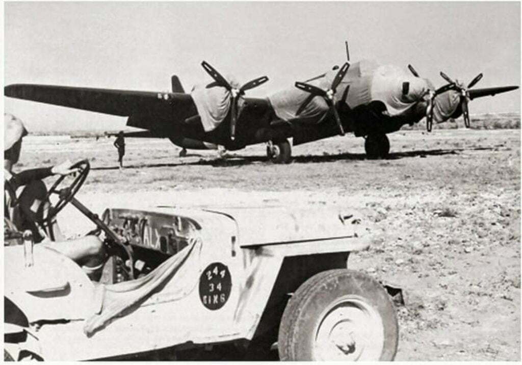 Piaggio P.108B captured by US forces at Grottaglie ,South Italy. 1943