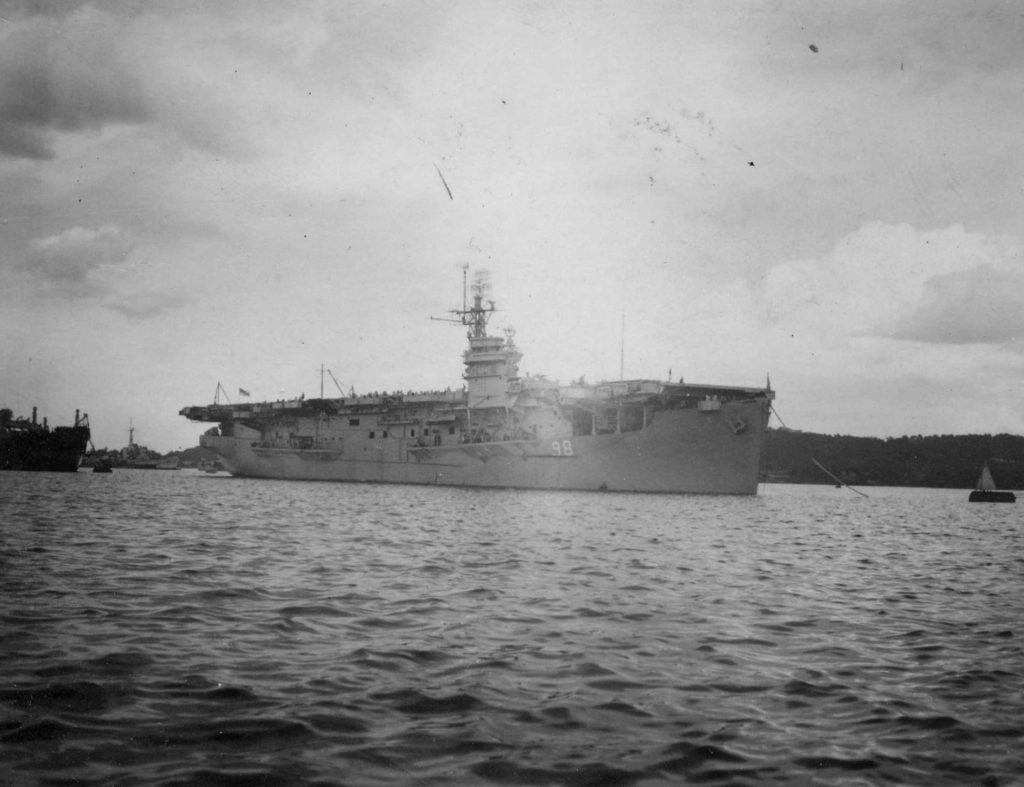 HMS Emperor Trincomalee, 1945