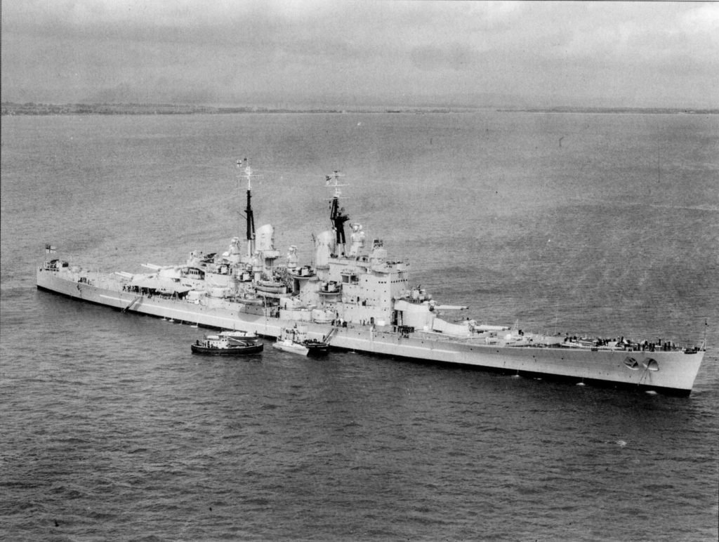 HMS Vanguard 15 June 1953