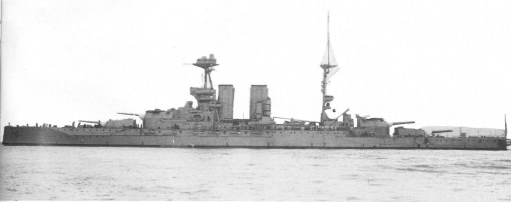 HMS Warspite 1920