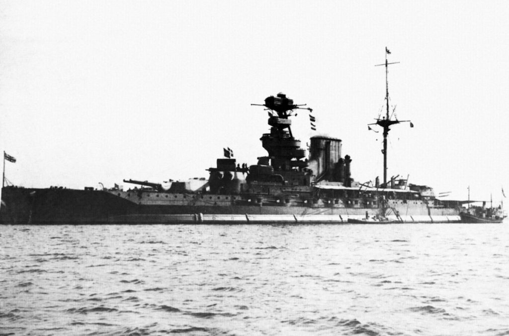 HMS Warspite 1934