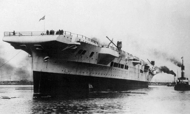 The Launch of HMS Formidable 17 August 1939