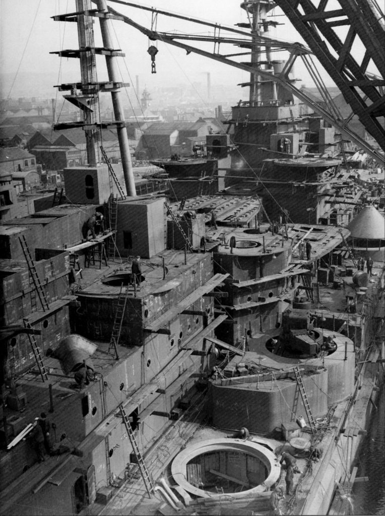 HMS Vanguard Fitting Out