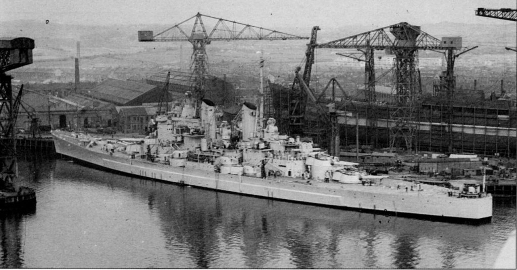 HMS Vanguard Fitting Out