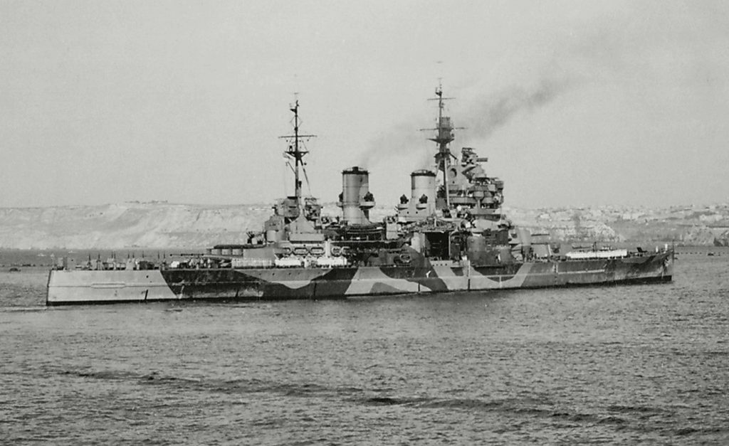 HMS King George V at Mers-el-Kebir, June 1943