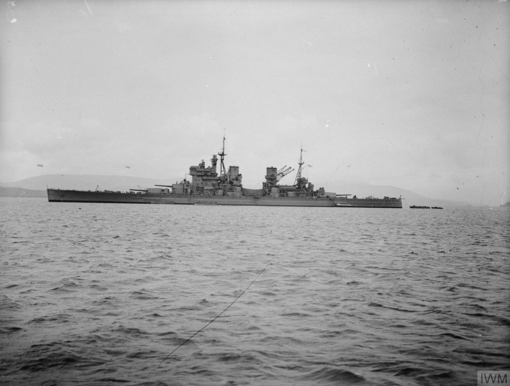 HMS King George V at Scapa Flow, October 1941