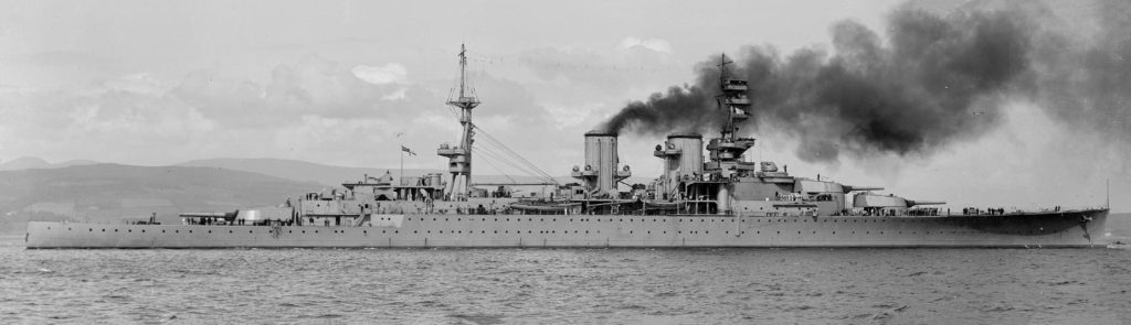 HMS Repulse as she was completed