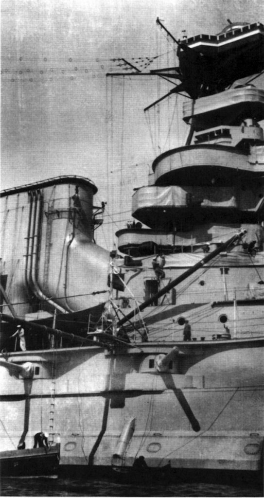 HMS Warspite Superstructure 1928