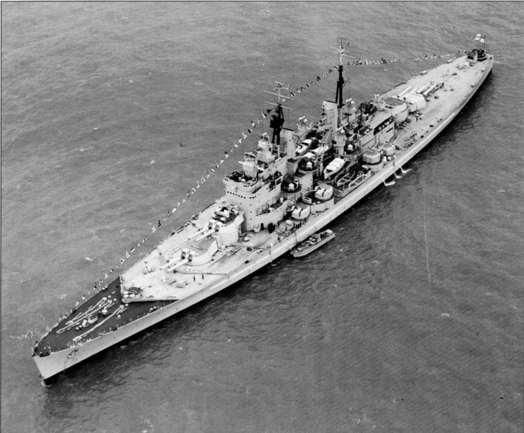 HMS Vanguard 1953