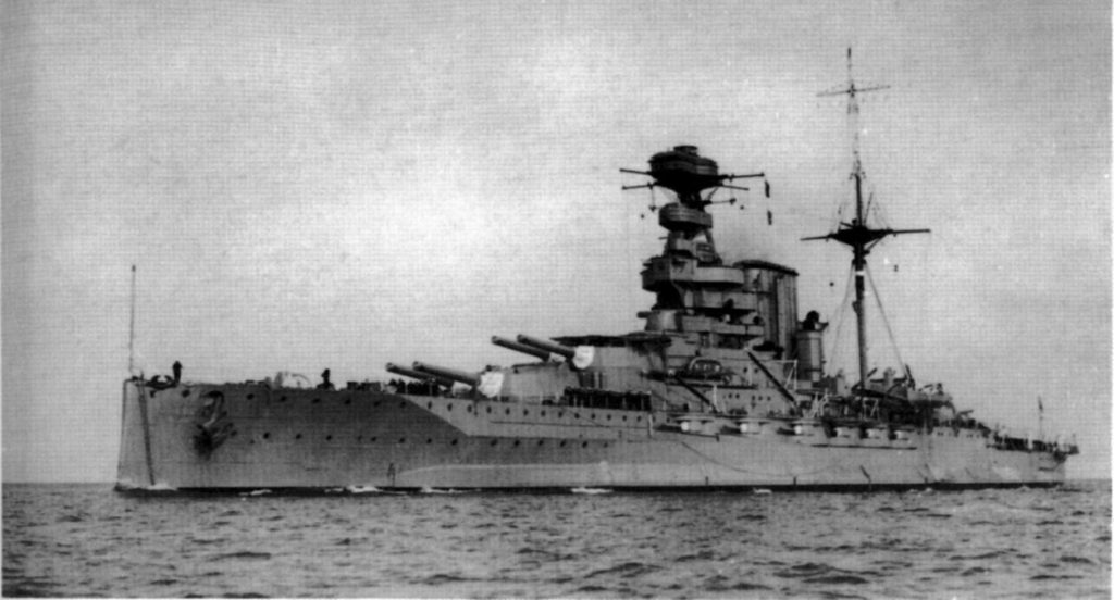 HMS Warspite July 1931