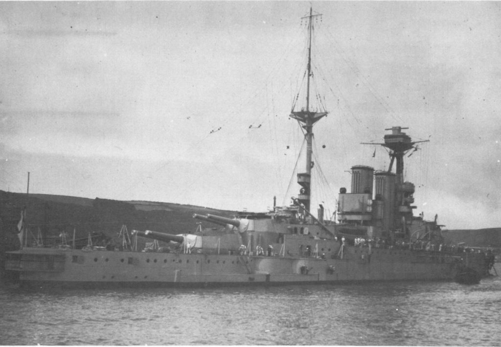 HMS Warspite October 1920