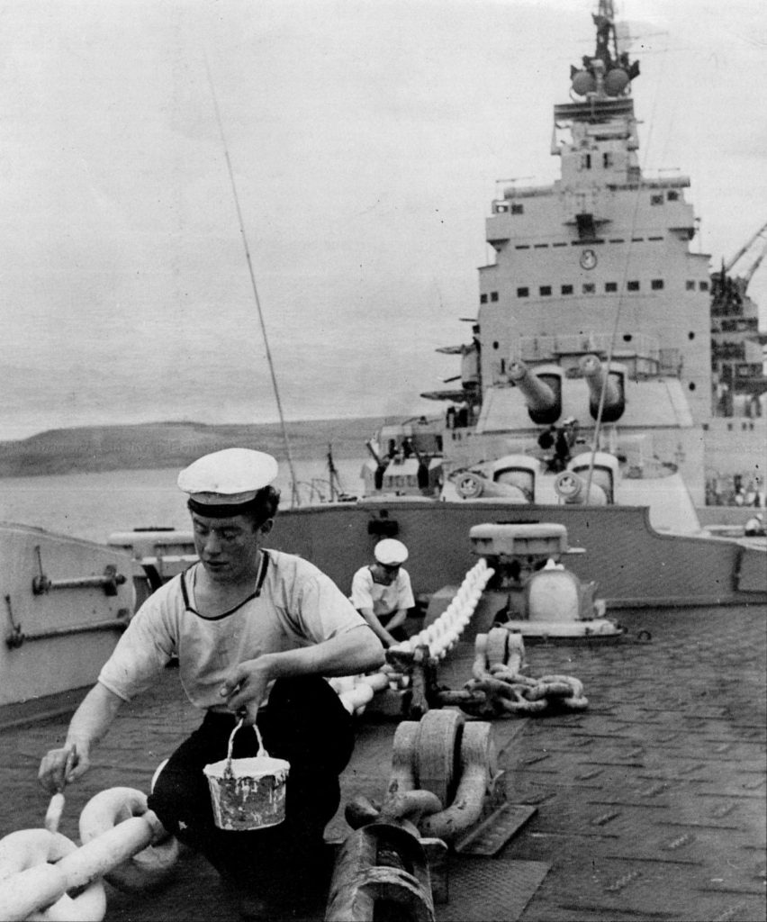 HMS Vanguard September 1948