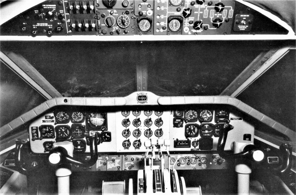 Martin XP6M-1 Seamaster cockpit