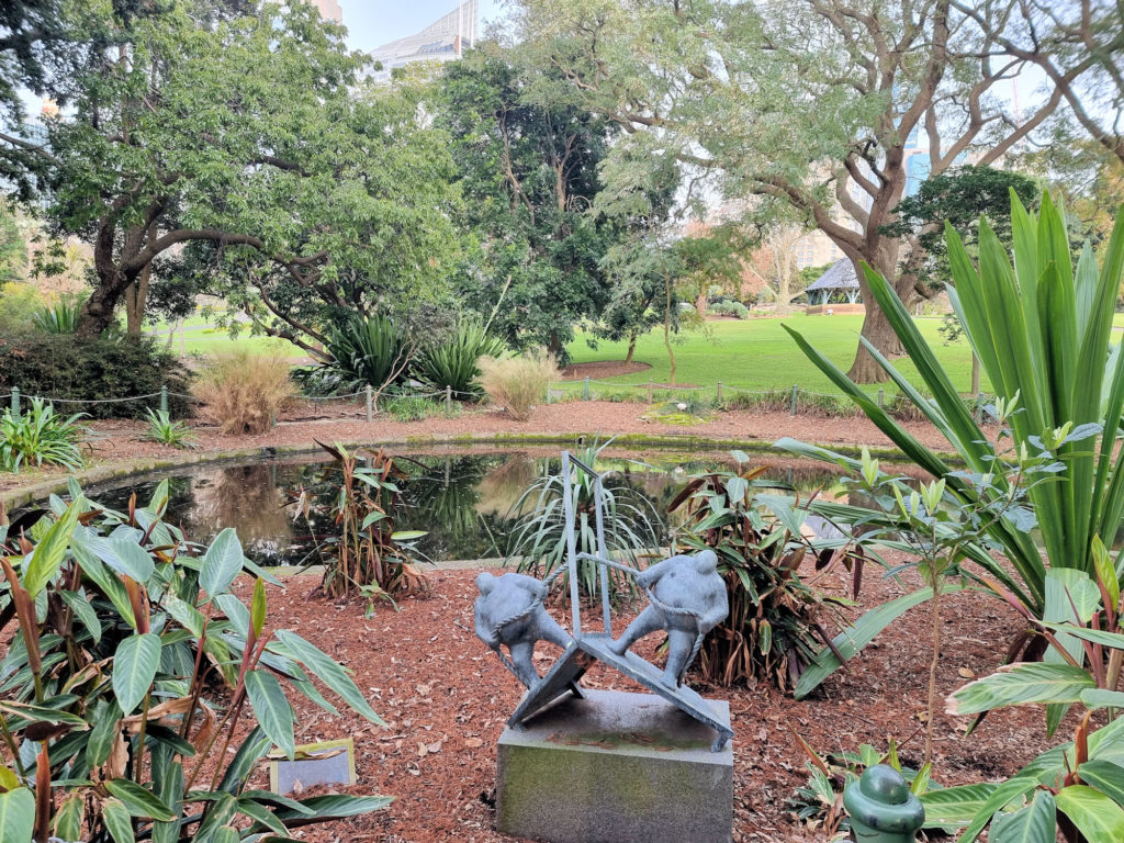 Sumo Wrestlers Royal Botanic Garden Sydney