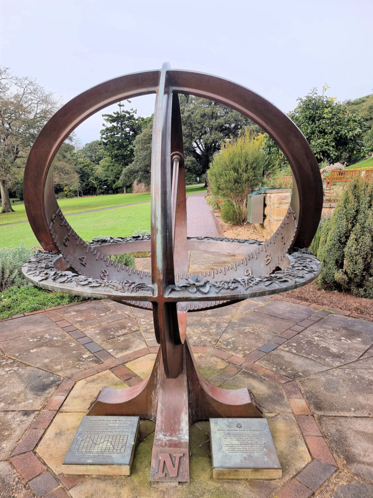 Compass in the Herb Garden Royal Botanic Garden Sydney