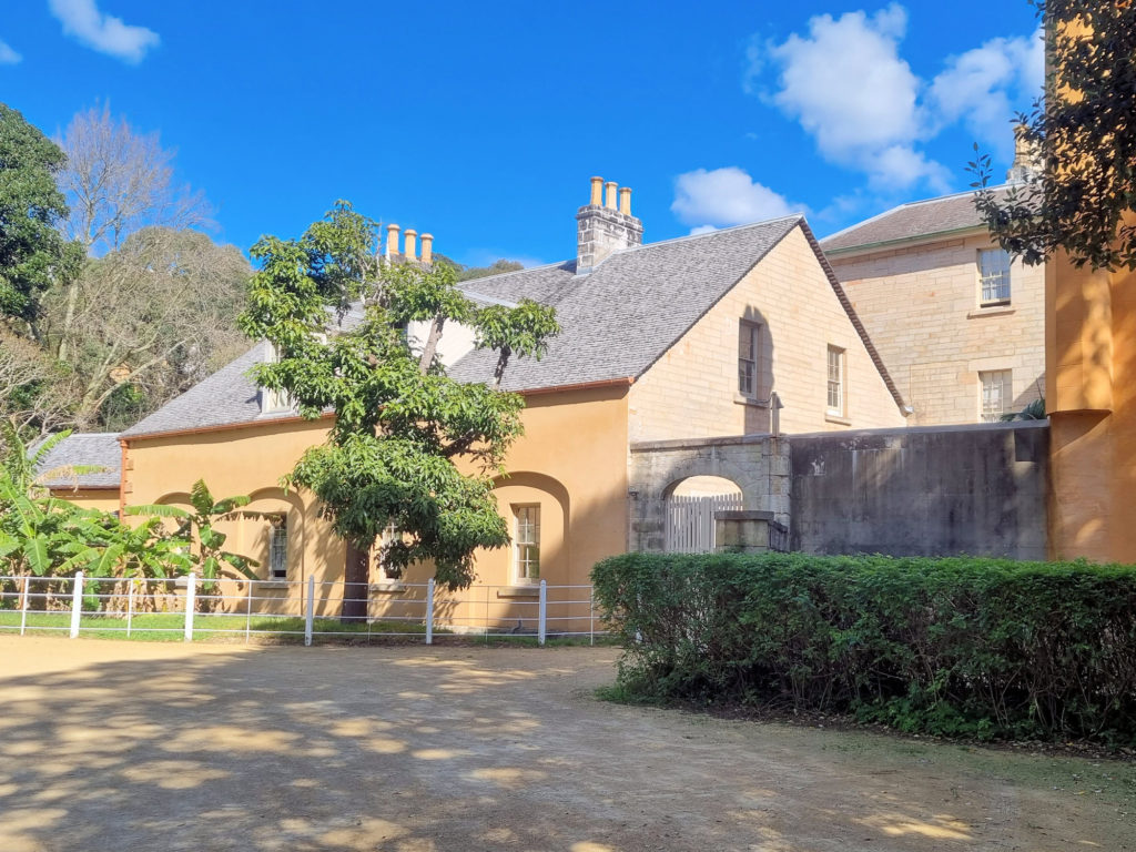 The rear of Vaucluse House