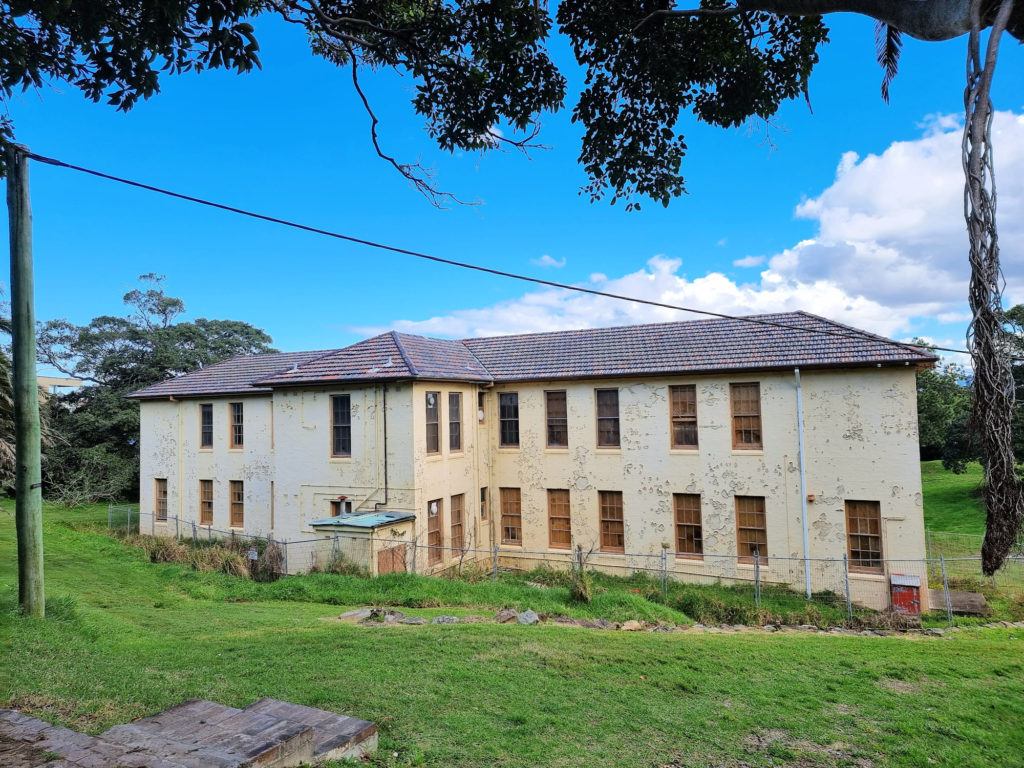 Rear of Strickland House