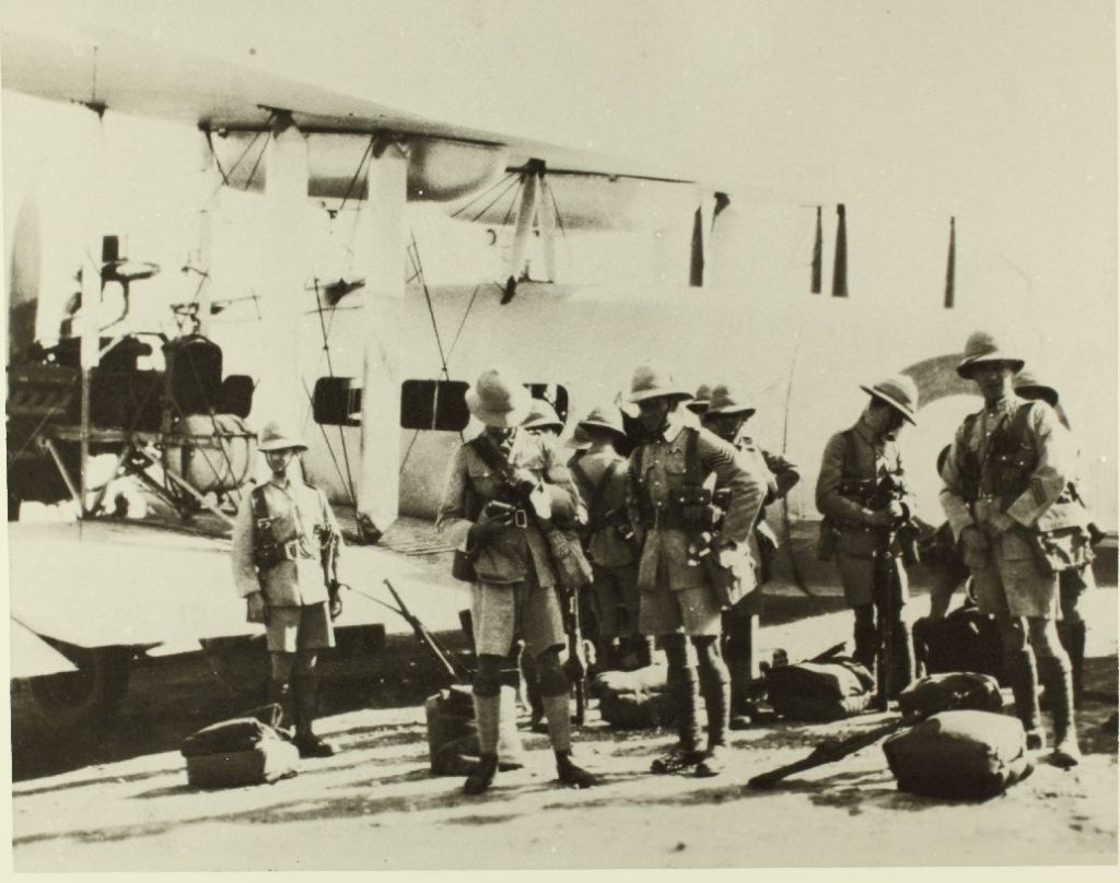 Vickers Vernon loading troops