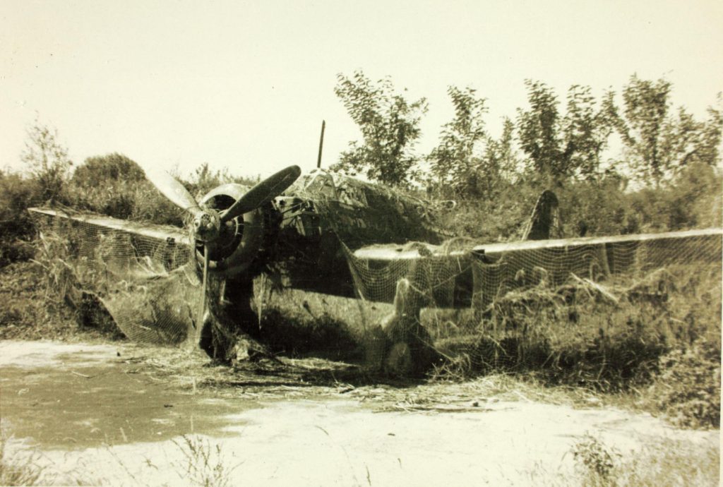 Camouflaged Mitsubishi Ki-30