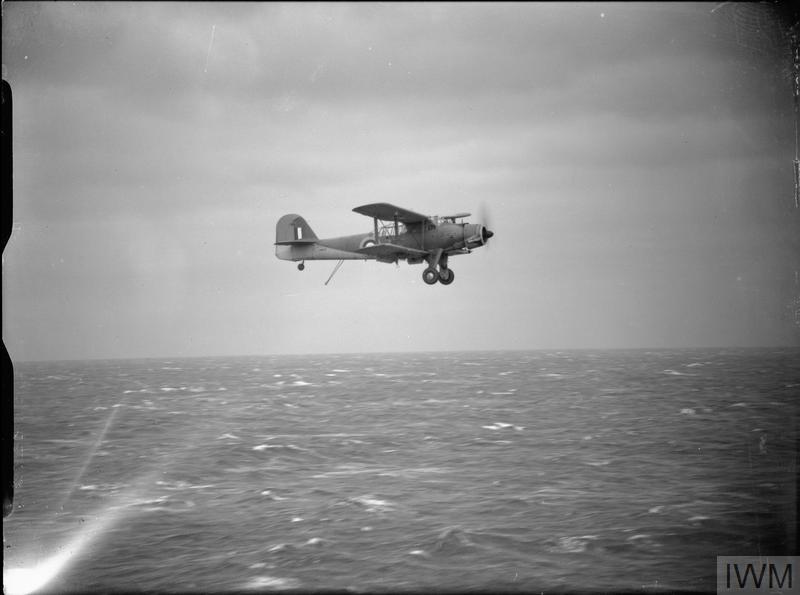 Fairey Albacore of 820 NAS from HMS Victorious while on Russian convoy duty