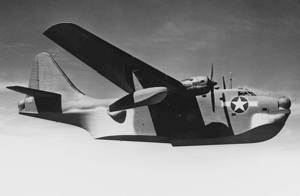 Boeing XPBB-1 Sea Ranger in flight in summer 1943