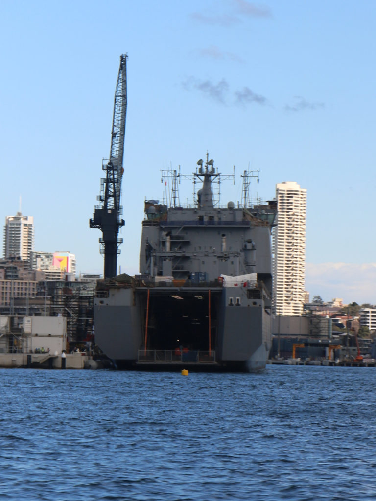 HMAS Choules L100 8 August 2022