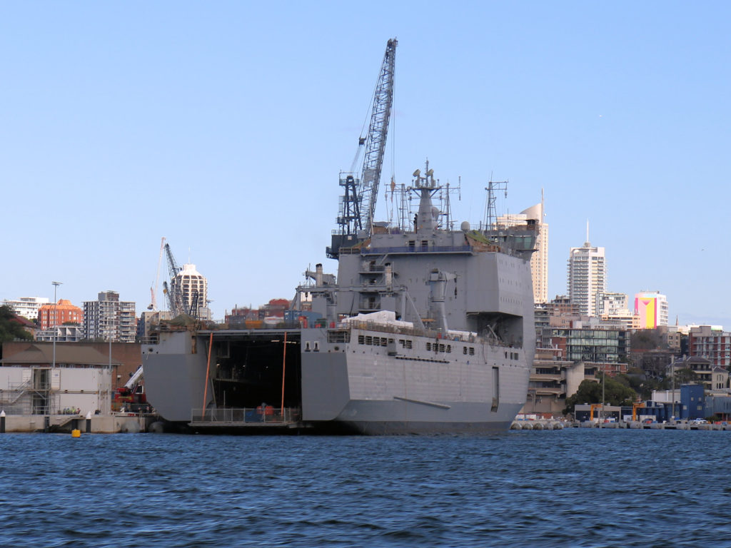 HMAS Choules L100 8 August 2022