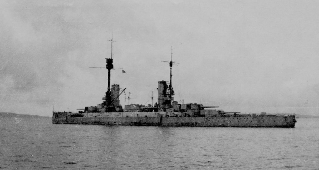 German Battleship SMS Kaiser at Scapa Flow