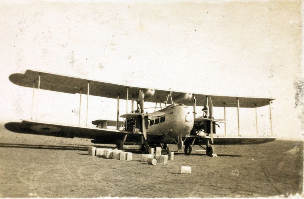 Vickers Vernon in Palestine