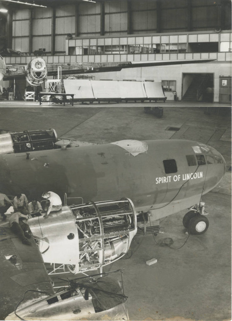 Boeing XB-39 Under Construction