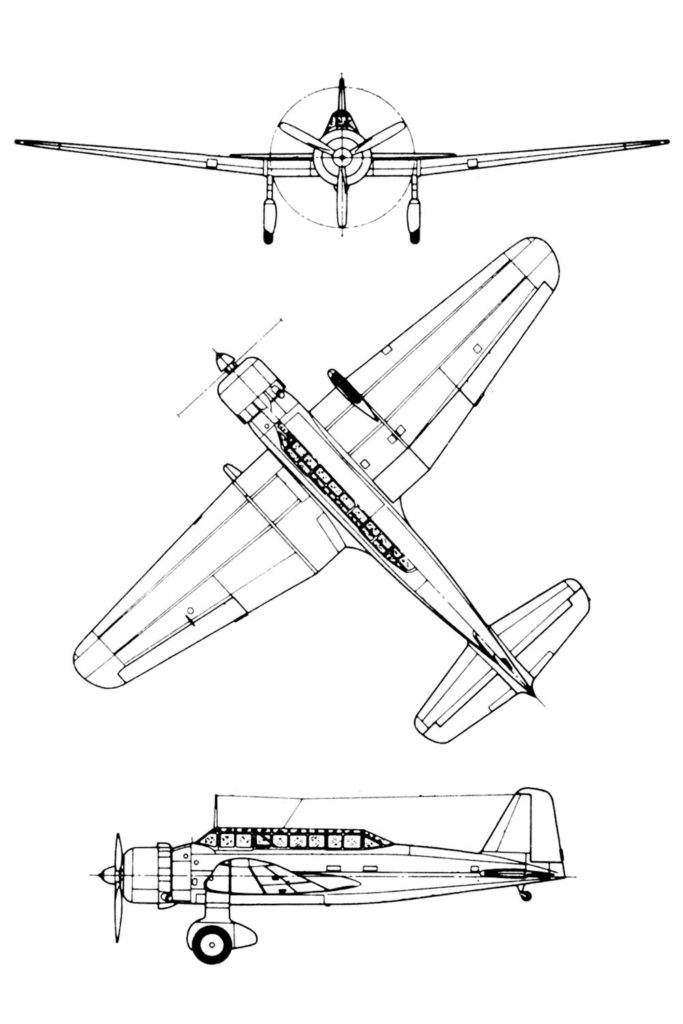 Mitsubishi Ki-30 line drawing