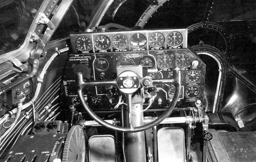 Boeing XB-39 Left Side of Cockpit