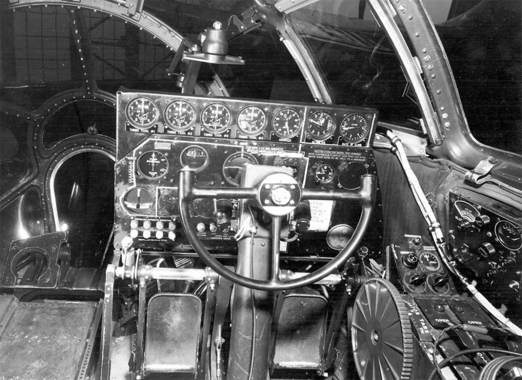 Boeing XB-39 Right Side of Cockpit