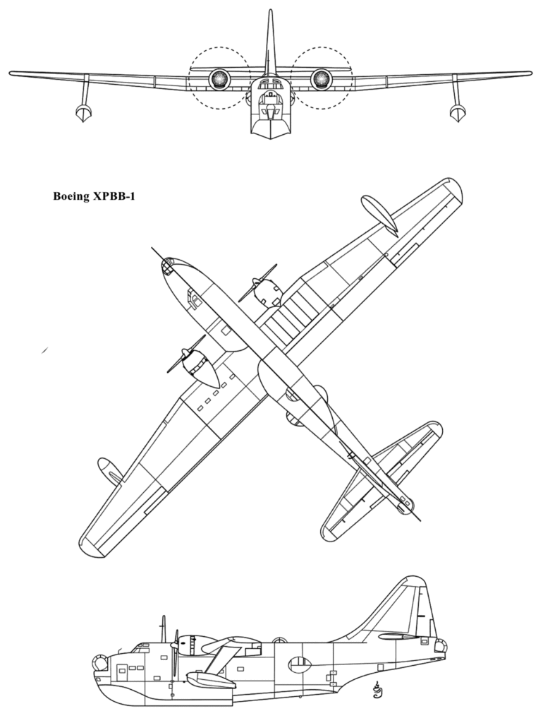 Boeing XPBB-1 Sea Ranger Line Drawing