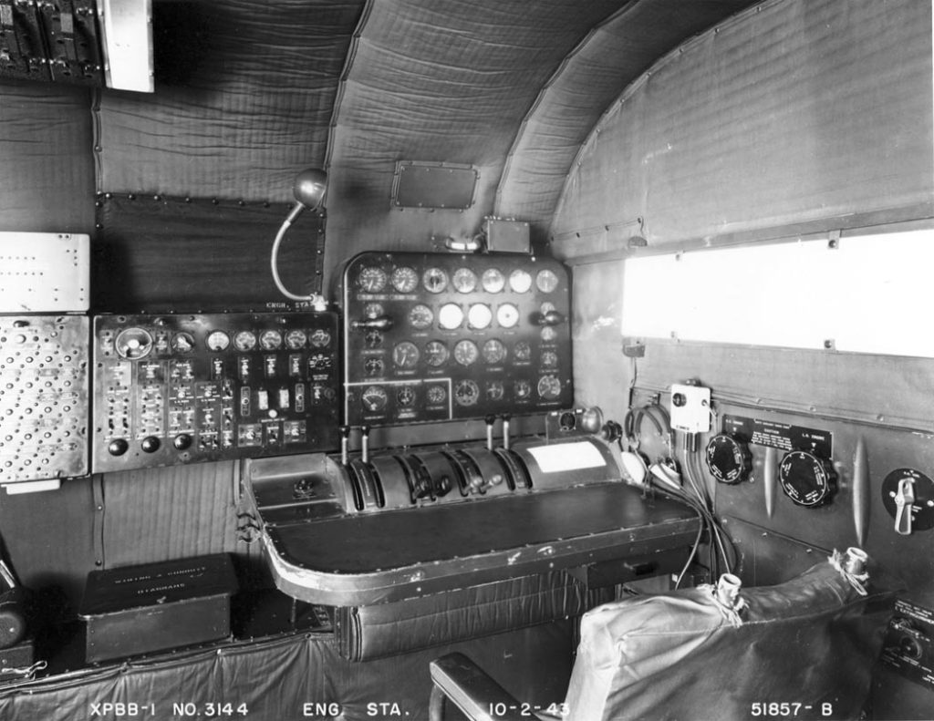 Boeing XPBB-1 Sea Ranger Flight Deck