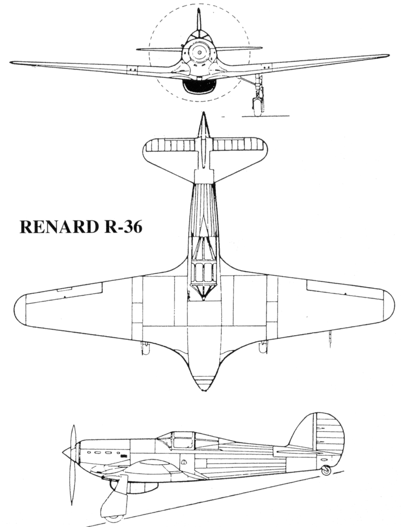 Renard R.36 fighter aircraft