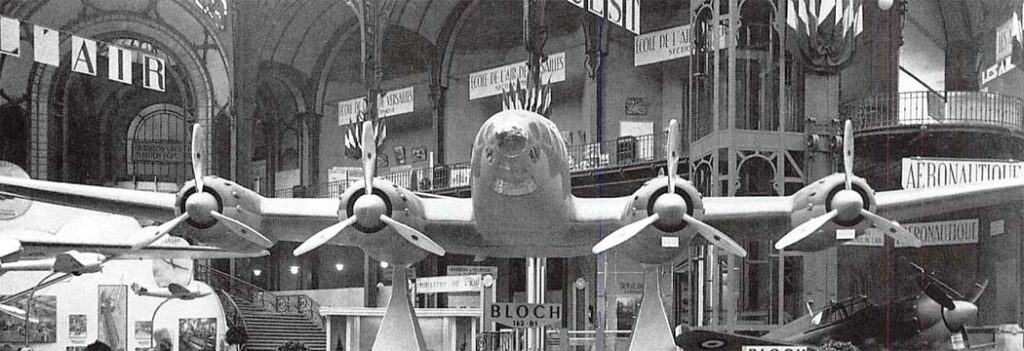 Bloch MB.162 on display at an airshow