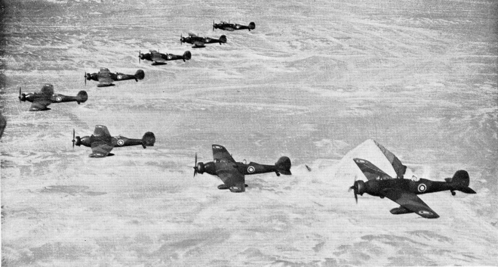 Vickers Wellesley Bombers over the Pyramids