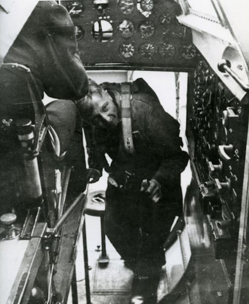 Fokker T.V Cockpit