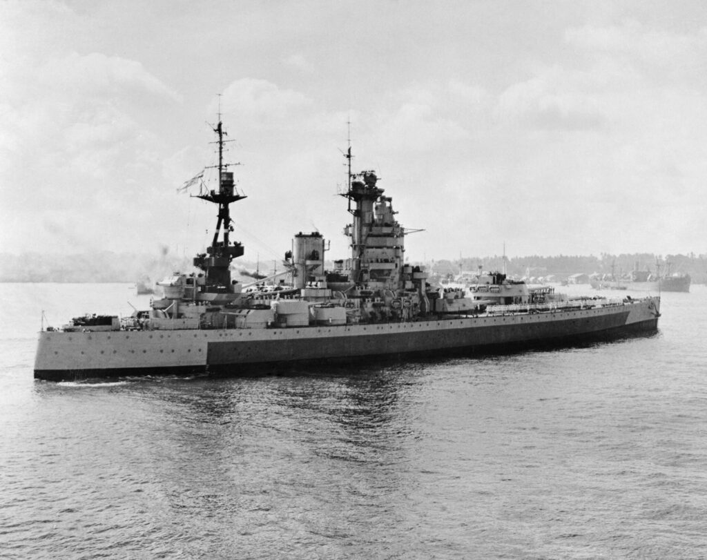 HMS Nelson 1945